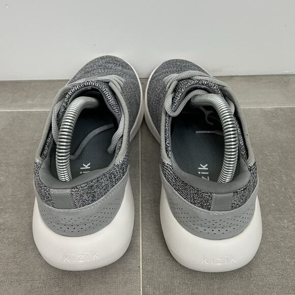 Kizik Madrid Eco Knit Mens 6.5/Womens 8 Gray Hands Free Comfort Sneaker Shoes - Picture 5 of 7